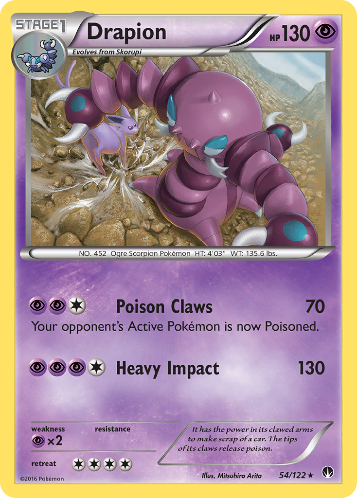 Drapion (54/122) [XY: BREAKpoint] | Tabernacle Games