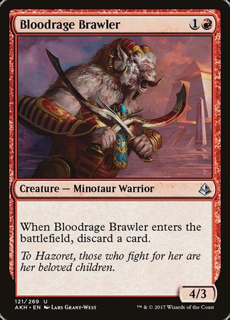 Bloodrage Brawler [Amonkhet] | Tabernacle Games