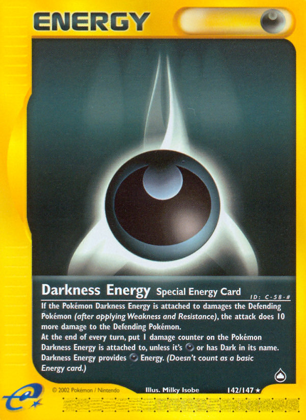 Darkness Energy (142/147) [Aquapolis] | Tabernacle Games