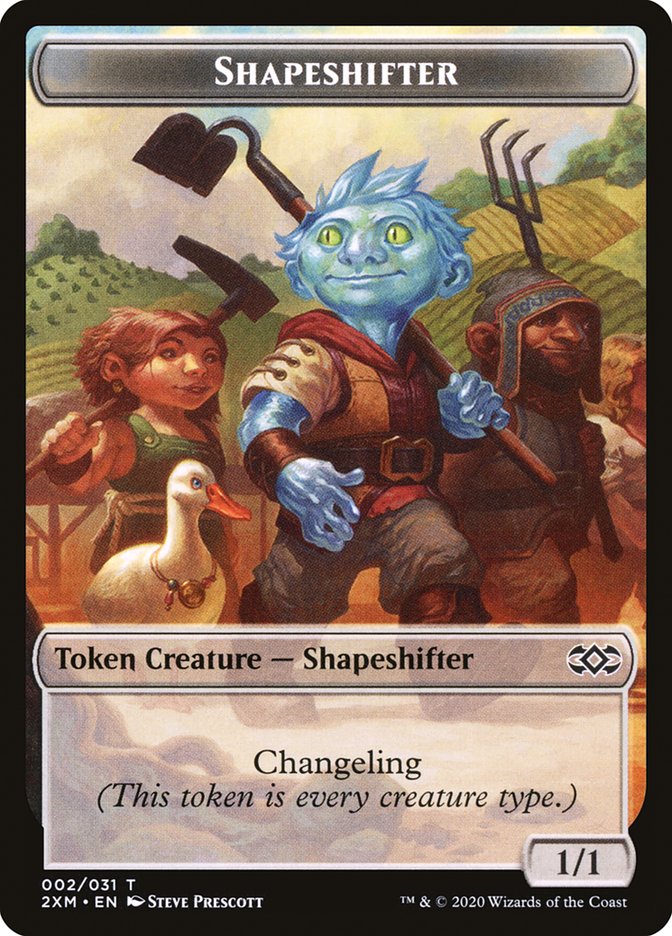 Shapeshifter Token [Double Masters] | Tabernacle Games