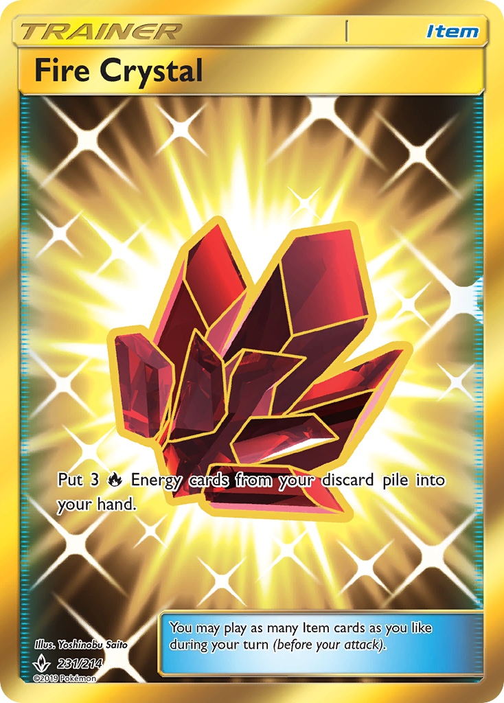 Fire Crystal (231/214) [Sun & Moon: Unbroken Bonds] | Tabernacle Games