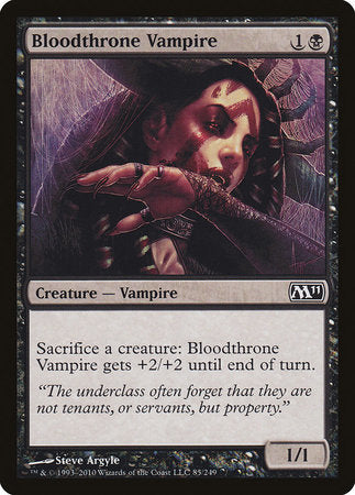 Bloodthrone Vampire [Magic 2011] | Tabernacle Games