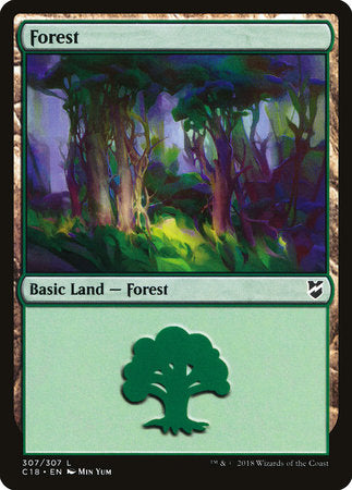 Forest (307) [Commander 2018] | Tabernacle Games