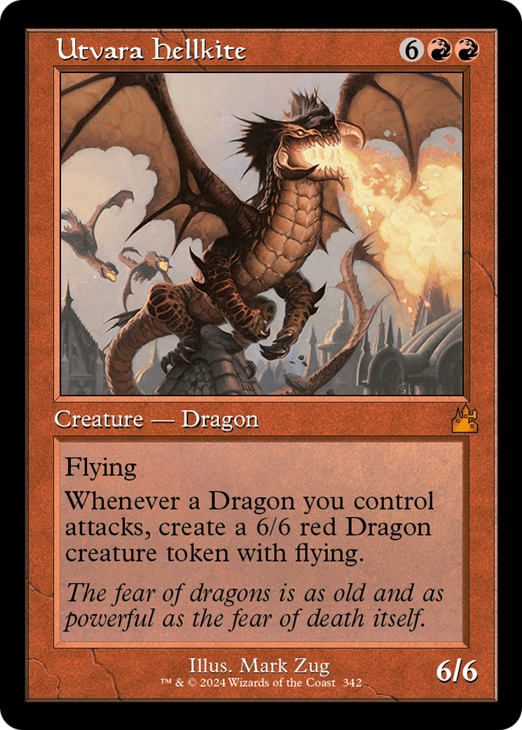 Utvara Hellkite (Retro Frame) [Ravnica Remastered] | Tabernacle Games