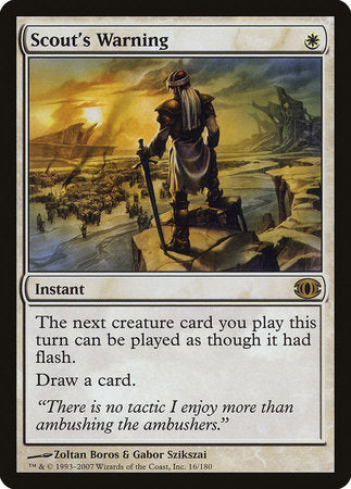 Scout's Warning [Future Sight] | Tabernacle Games