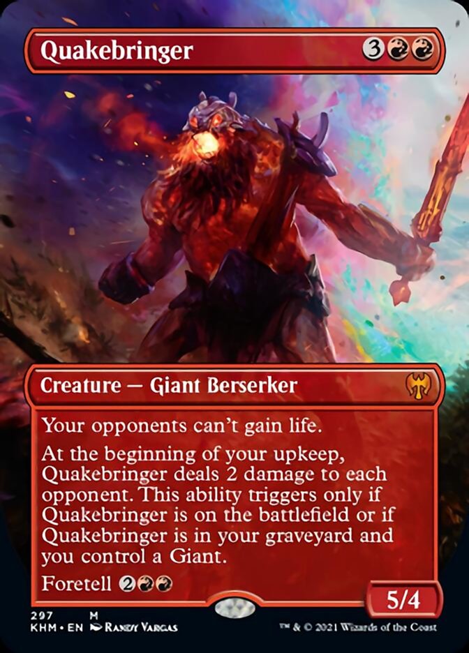 Quakebringer (Borderless Alternate Art) [Kaldheim] | Tabernacle Games