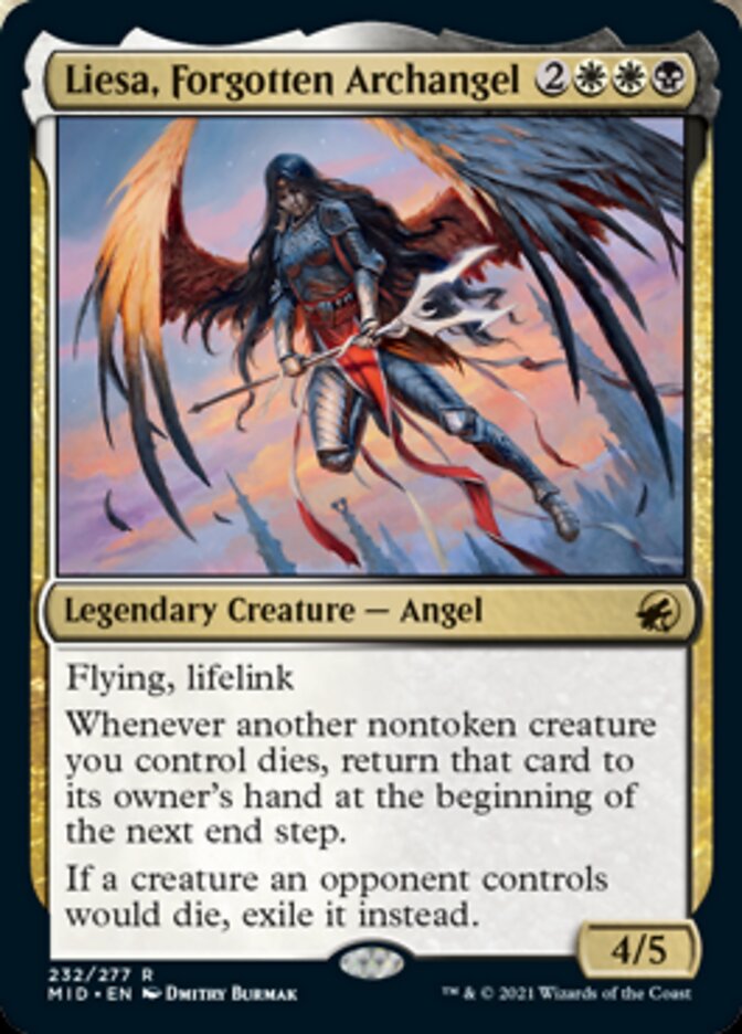 Liesa, Forgotten Archangel [Innistrad: Midnight Hunt] | Tabernacle Games