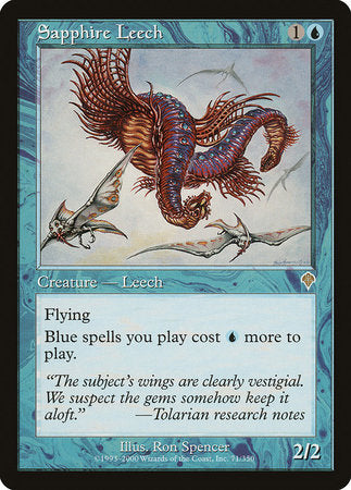 Sapphire Leech [Invasion] | Tabernacle Games