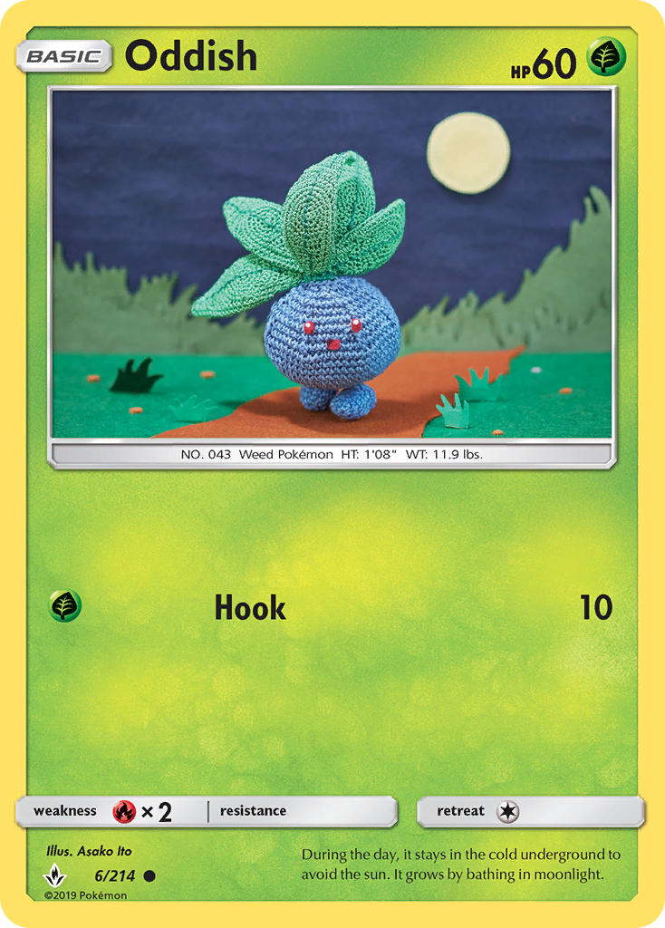 Oddish (6/214) [Sun & Moon: Unbroken Bonds] | Tabernacle Games