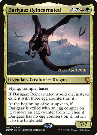 Darigaaz Reincarnated [Dominaria Promos] | Tabernacle Games