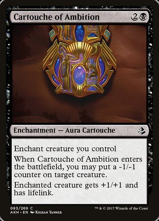 Cartouche of Ambition [Amonkhet] | Tabernacle Games