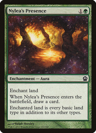 Nylea's Presence [Theros] | Tabernacle Games