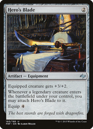 Hero's Blade [Fate Reforged] | Tabernacle Games