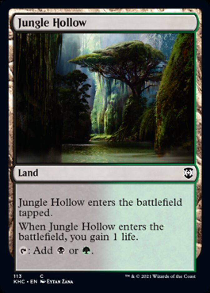 Jungle Hollow [Kaldheim Commander] | Tabernacle Games