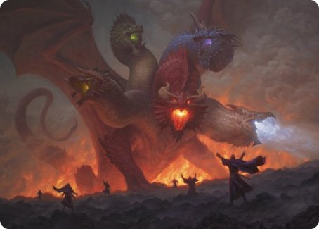 Tiamat Art Card [Dungeons & Dragons: Adventures in the Forgotten Realms Art Series] | Tabernacle Games