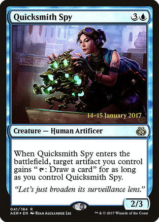 Quicksmith Spy [Aether Revolt Promos] | Tabernacle Games