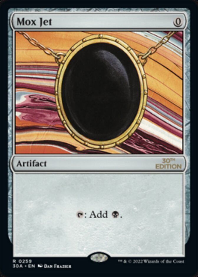 Mox Jet [30th Anniversary Edition] | Tabernacle Games