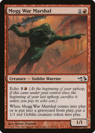 Mogg War Marshal [Duel Decks: Elves vs. Goblins] | Tabernacle Games