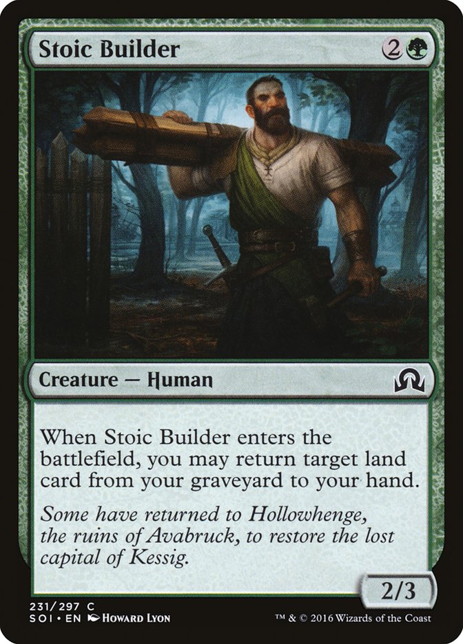 Stoic Builder [Shadows over Innistrad] | Tabernacle Games