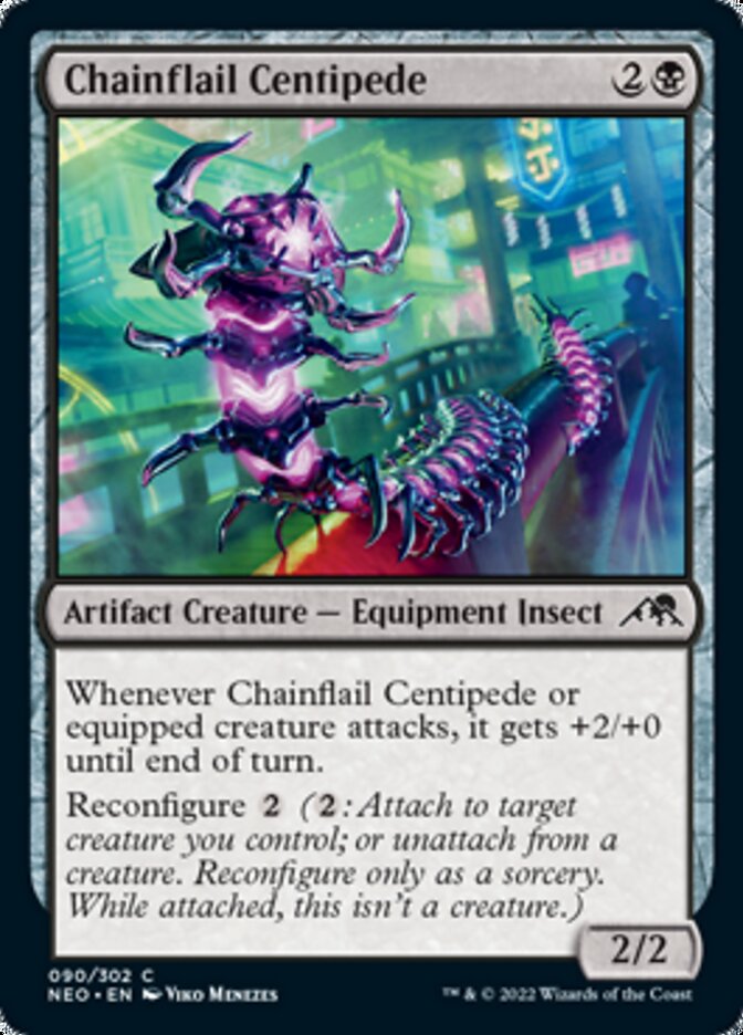 Chainflail Centipede [Kamigawa: Neon Dynasty] | Tabernacle Games