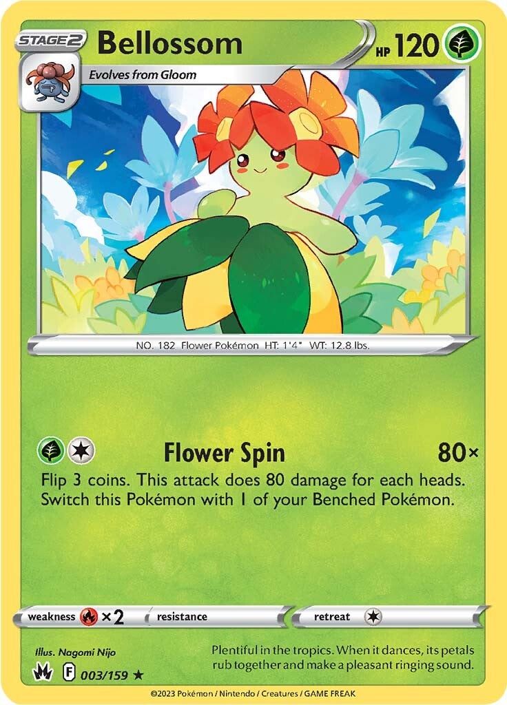 Bellossom (003/159) [Sword & Shield: Crown Zenith] | Tabernacle Games