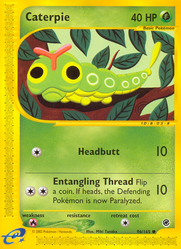 Caterpie (96/165) [Expedition: Base Set] | Tabernacle Games