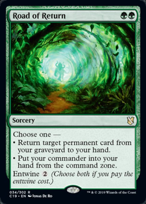 Road of Return [Commander 2019] | Tabernacle Games