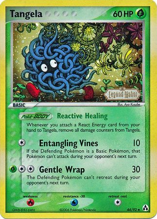 Tangela (44/92) (Stamped) [EX: Legend Maker] | Tabernacle Games