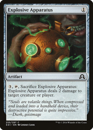 Explosive Apparatus [Shadows over Innistrad] | Tabernacle Games