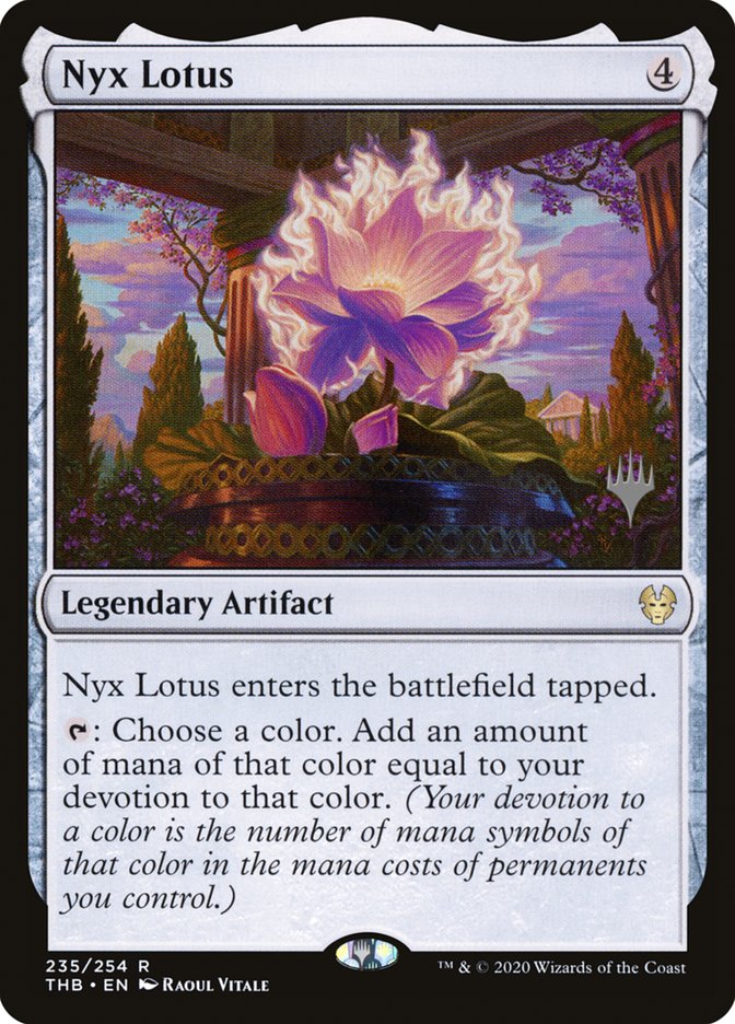 Nyx Lotus (Promo Pack) [Theros Beyond Death Promos] | Tabernacle Games