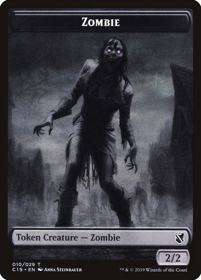 Zombie (010/029) [Commander 2019 Tokens] | Tabernacle Games
