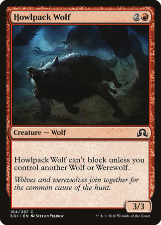 Howlpack Wolf [Shadows over Innistrad] | Tabernacle Games