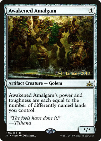 Awakened Amalgam [Rivals of Ixalan Promos] | Tabernacle Games