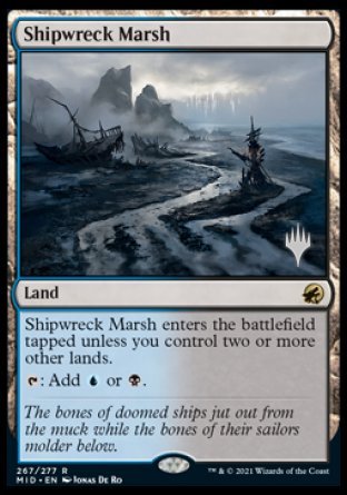 Shipwreck Marsh (Promo Pack) [Innistrad: Midnight Hunt Promos] | Tabernacle Games