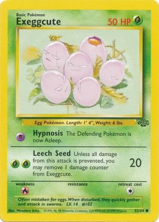 Exeggcute (52/64) [Jungle Unlimited] | Tabernacle Games