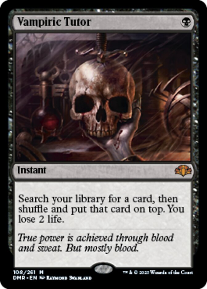 Vampiric Tutor [Dominaria Remastered] | Tabernacle Games