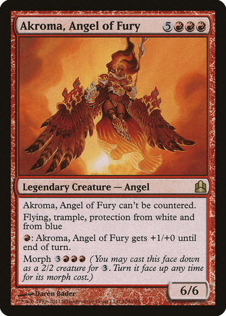 Akroma, Angel of Fury [Commander 2011] | Tabernacle Games