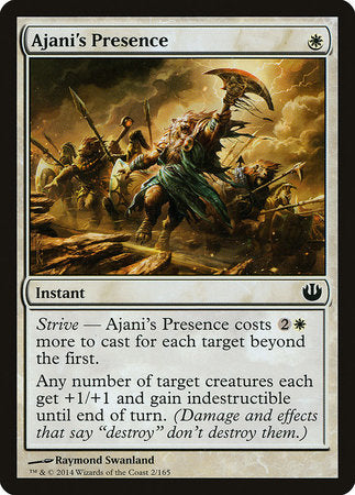 Ajani's Presence [Journey into Nyx] | Tabernacle Games