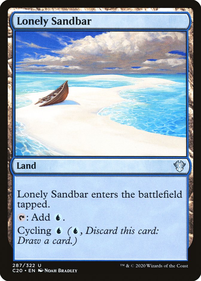 Lonely Sandbar [Commander 2020] | Tabernacle Games