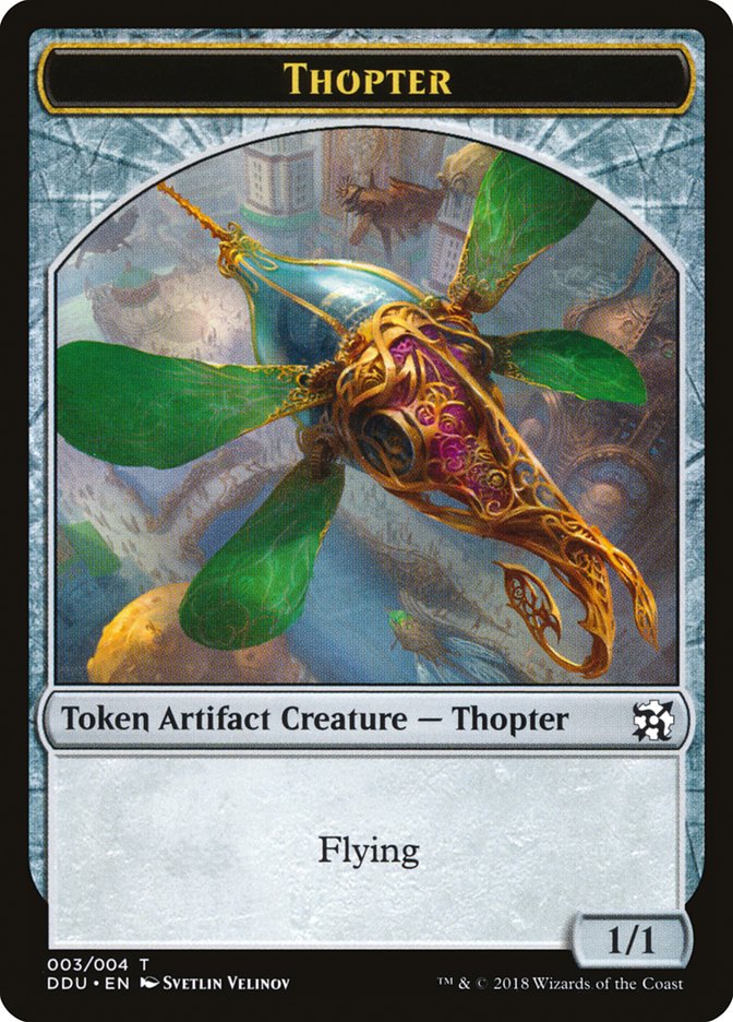 Thopter (003/004) [Duel Decks: Elves vs. Inventors Tokens] | Tabernacle Games