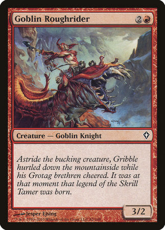 Goblin Roughrider [Worldwake] | Tabernacle Games