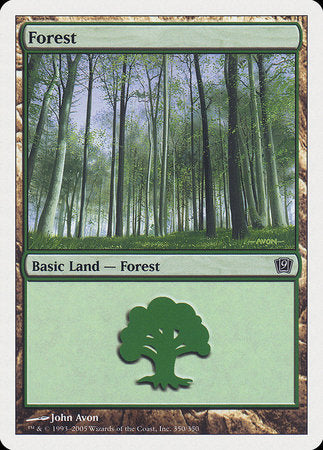 Forest (350) [Ninth Edition] | Tabernacle Games