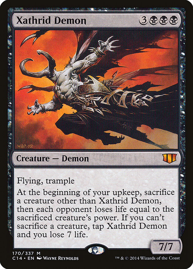 Xathrid Demon [Commander 2014] | Tabernacle Games
