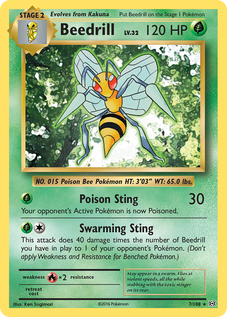 Beedrill (7/108) [XY: Evolutions] | Tabernacle Games