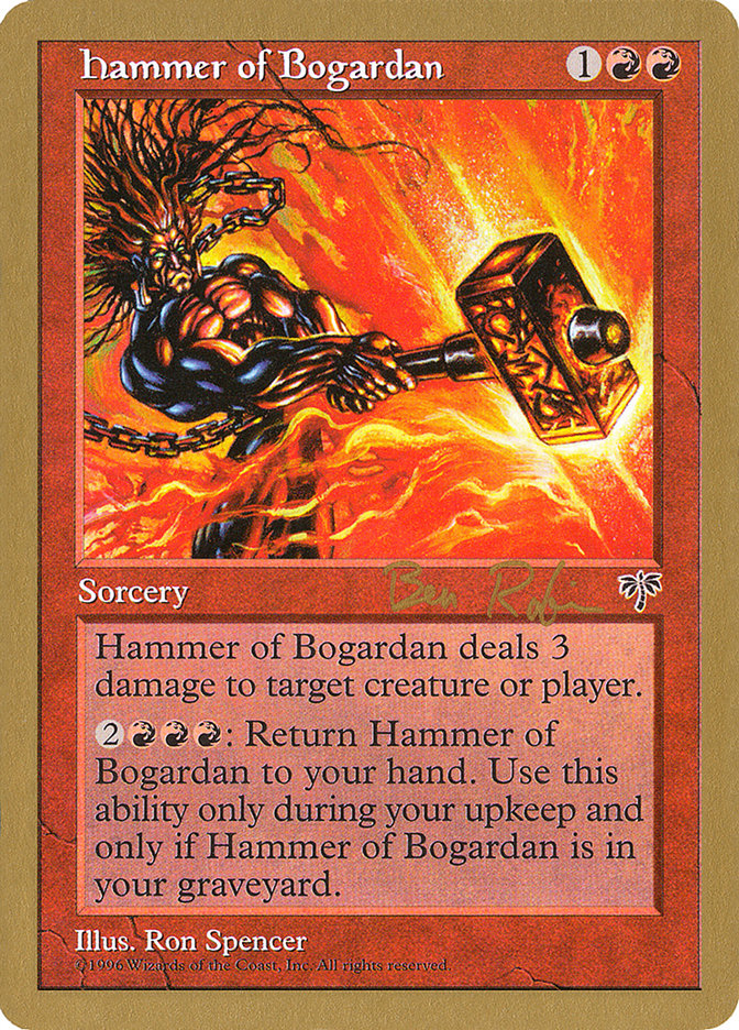 Hammer of Bogardan (Ben Rubin) [World Championship Decks 1998] | Tabernacle Games