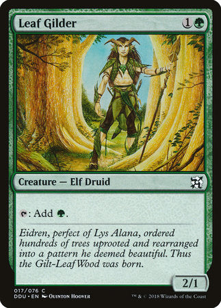 Leaf Gilder [Duel Decks: Elves vs. Inventors] | Tabernacle Games
