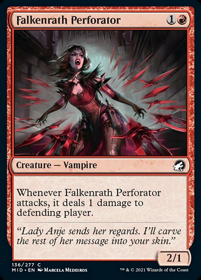 Falkenrath Perforator [Innistrad: Midnight Hunt] | Tabernacle Games