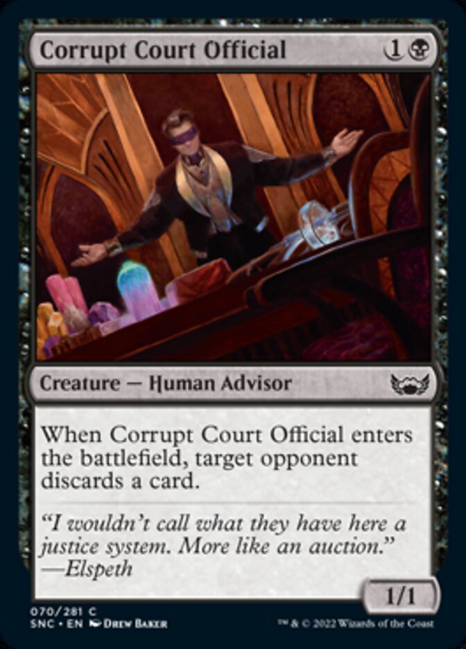 Corrupt Court Official [Streets of New Capenna] | Tabernacle Games