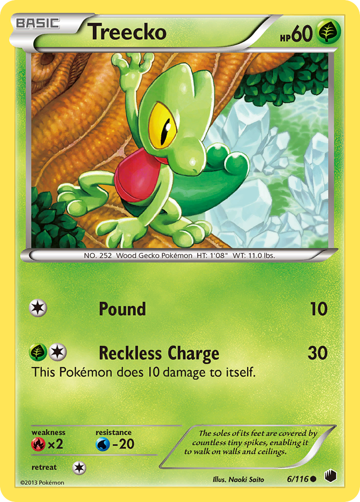 Treecko (6/116) [Black & White: Plasma Freeze] | Tabernacle Games