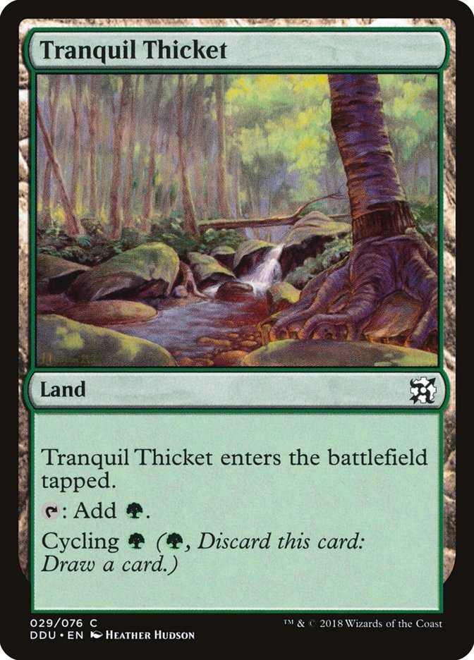 Tranquil Thicket [Duel Decks: Elves vs. Inventors] | Tabernacle Games